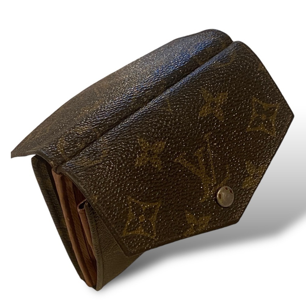 Louis Vuitton Vintage Leather Wallet Monogram Billfold